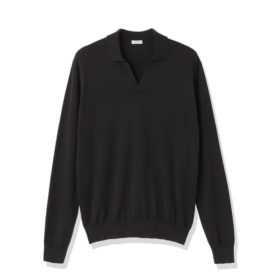 Long Sleeve Skipper Knit Color: Black