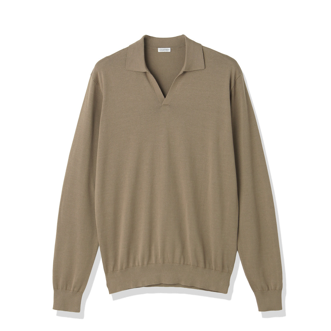 SUVIN PLATINUM Zip Up Knit Color: Black
