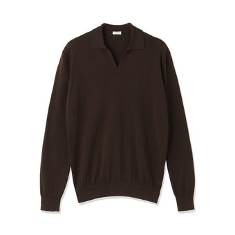 Long Sleeve Skipper Knit Color: Oak