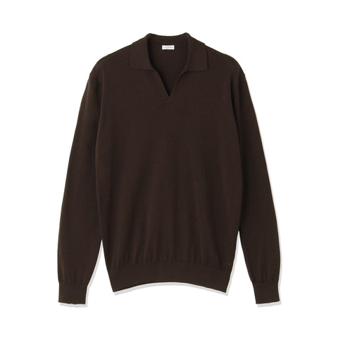 Long Sleeve Skipper Knit Color: Oak