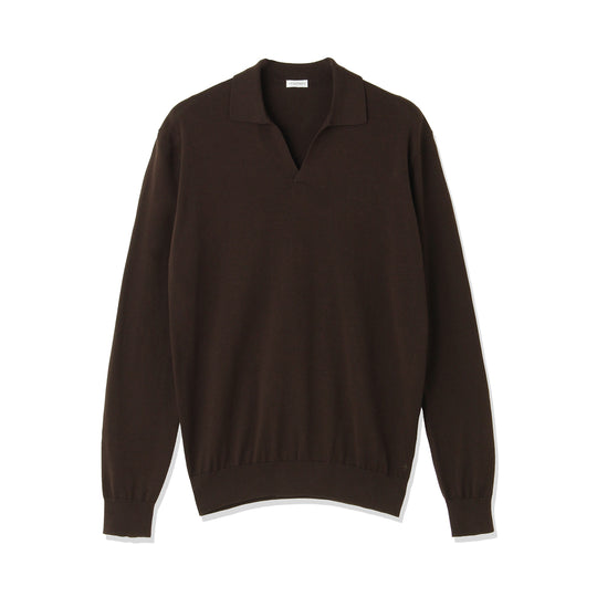 Long Sleeve Skipper Knit Color: Oak