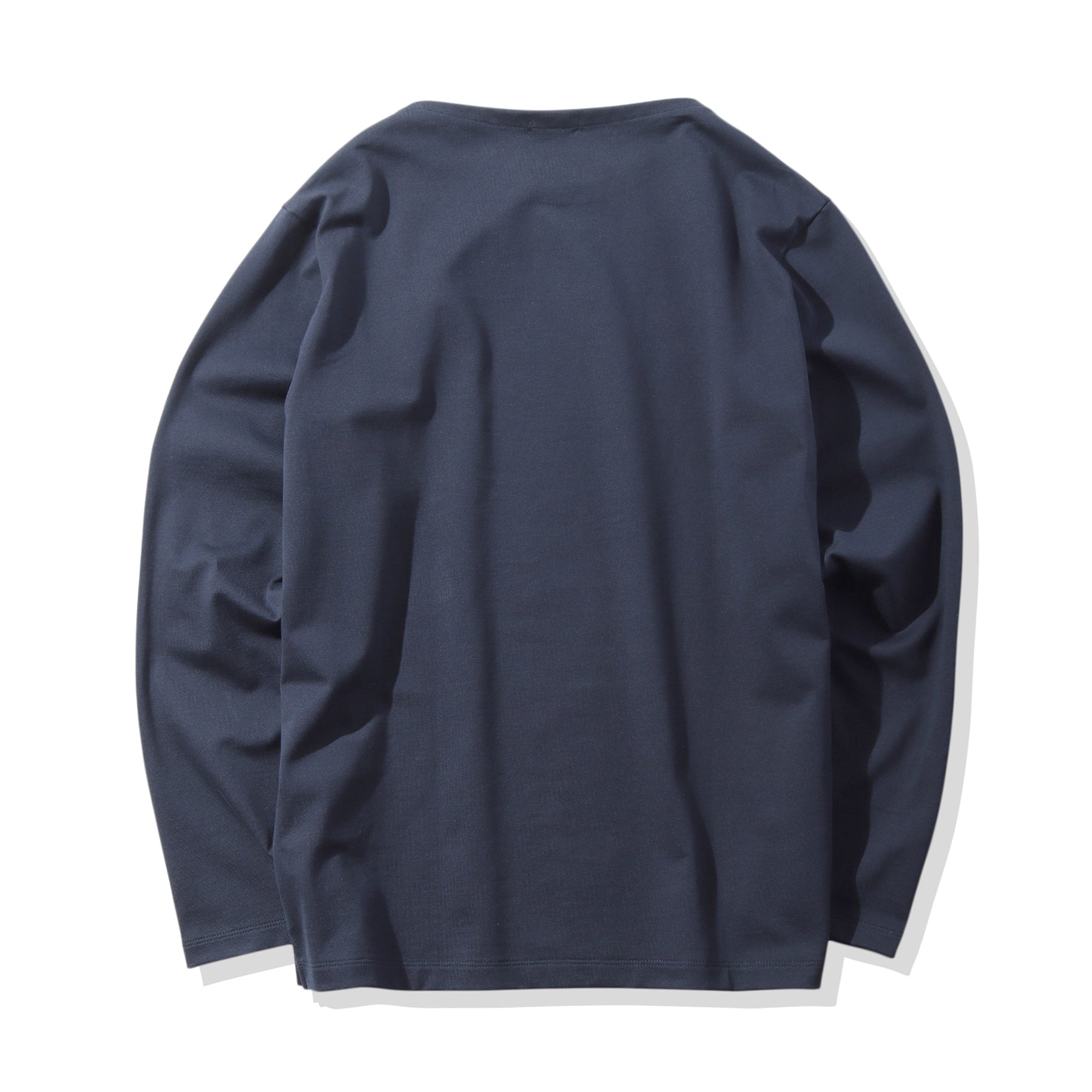 ハイブリッドコットン バスクシャツ ネイビー | ＋CLOTHET ONLINE