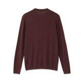 Crew Neck Knit Color: Bordeaux