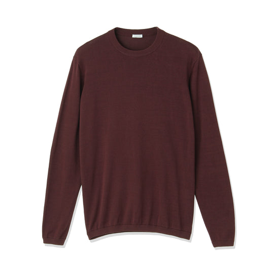 Crew Neck Knit Color: Bordeaux