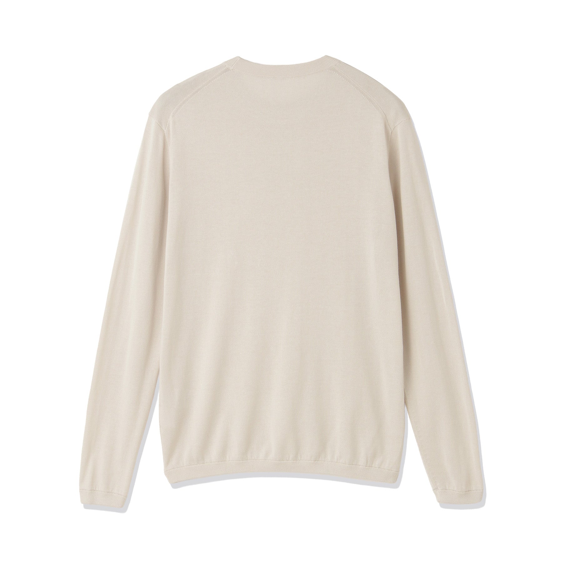 Crew Neck Knit Color: Pearl