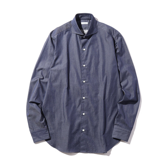 SUVIN PLATINUM<br>Reactive Denim Shirt Color: Indigo