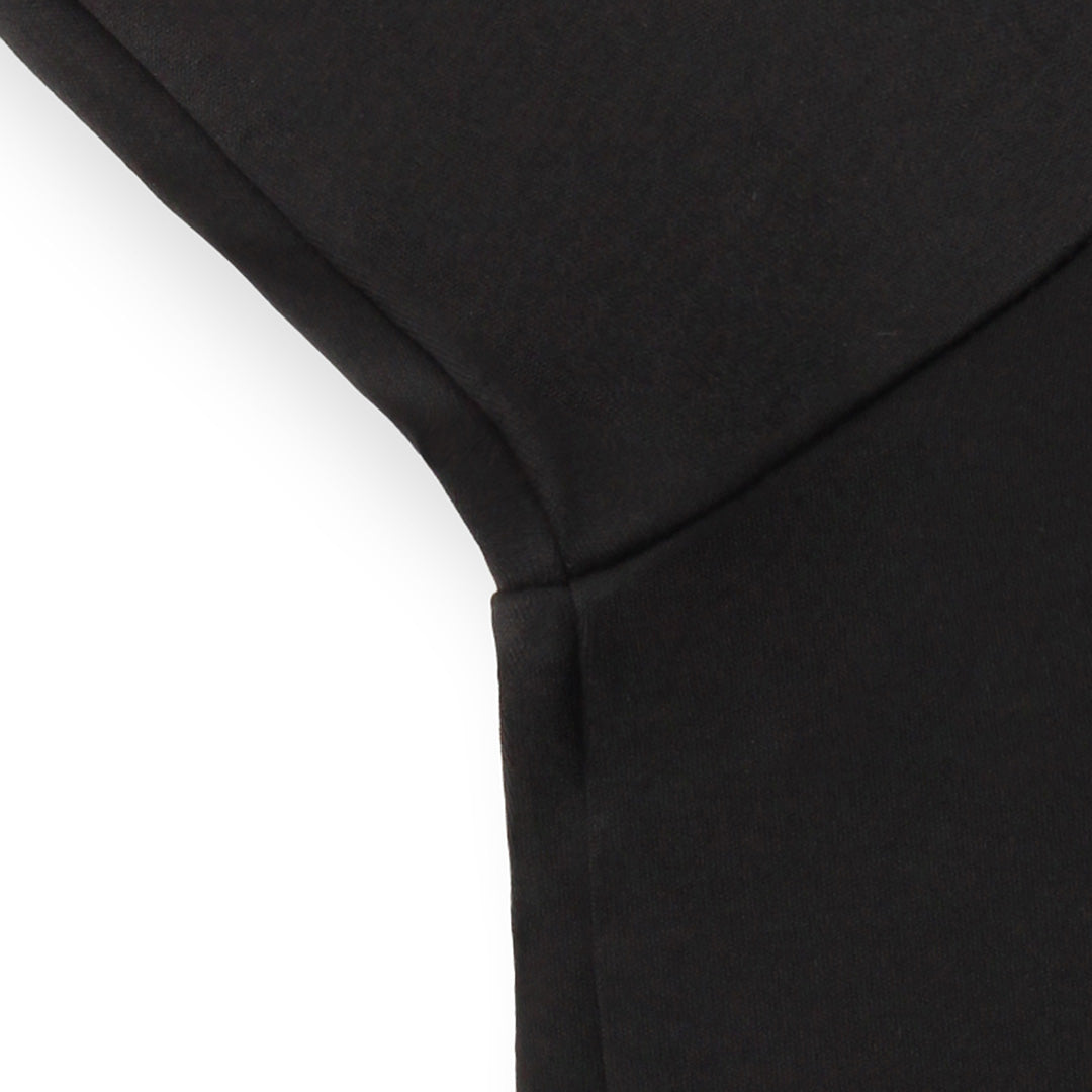GIZA45 Mock Neck Long Sleeve Dress T-shirt Color: Black