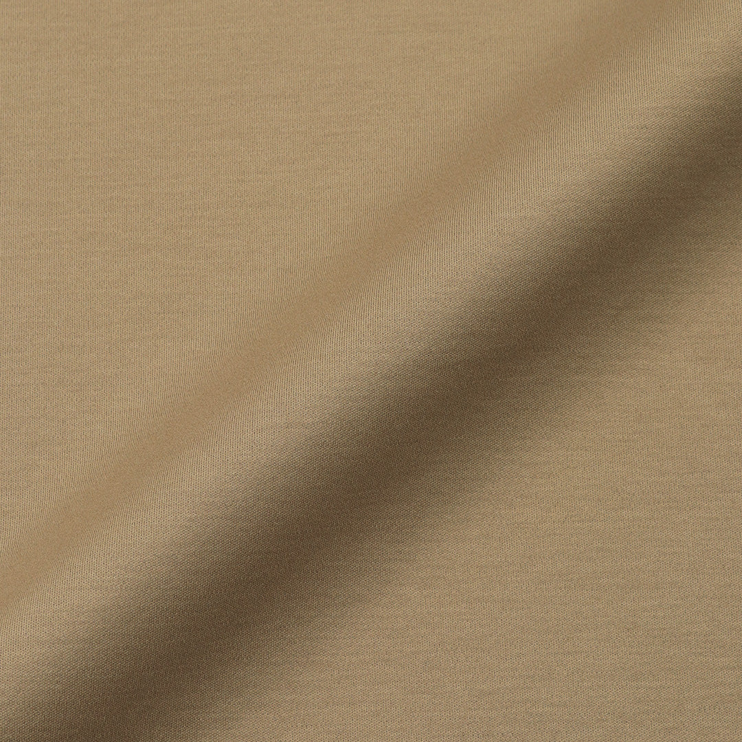 【10月中旬発送】GIZA45 Mock Neck Long Sleeve Dress T-shirt Color: Taupe
