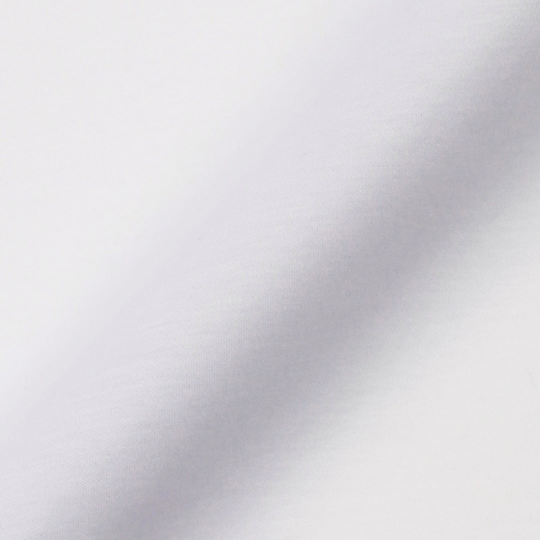 GIZA45 Mock Neck Long Sleeve Dress T-shirt Color: White