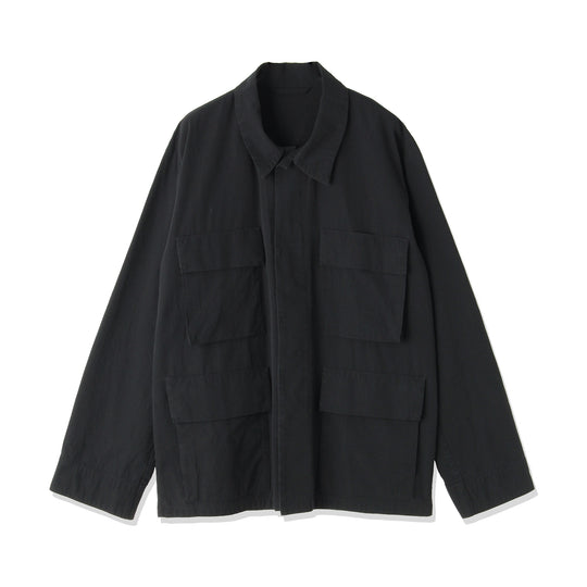 High Twist Cotton Twill BDU Jacket color: Black