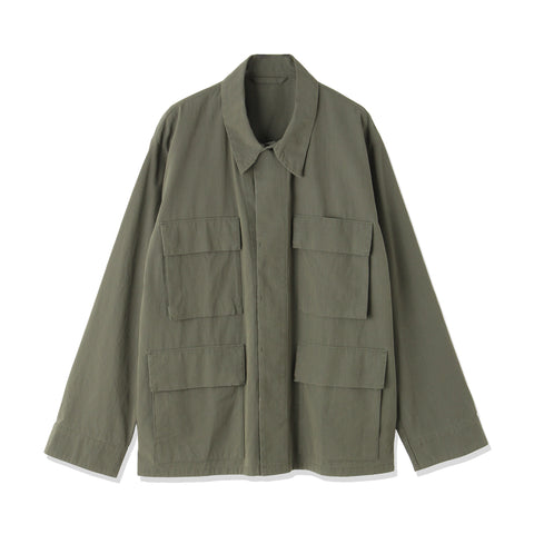 High Twist Cotton Twill BDU Jacket color: Olive