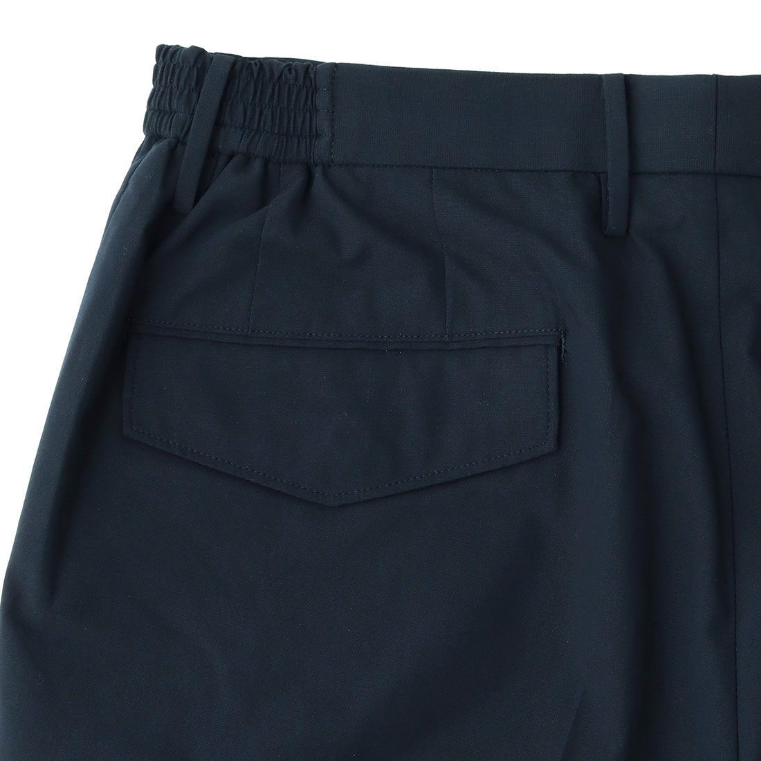 High Twist Cotton Panama Cargo Short Pants Color: Navy