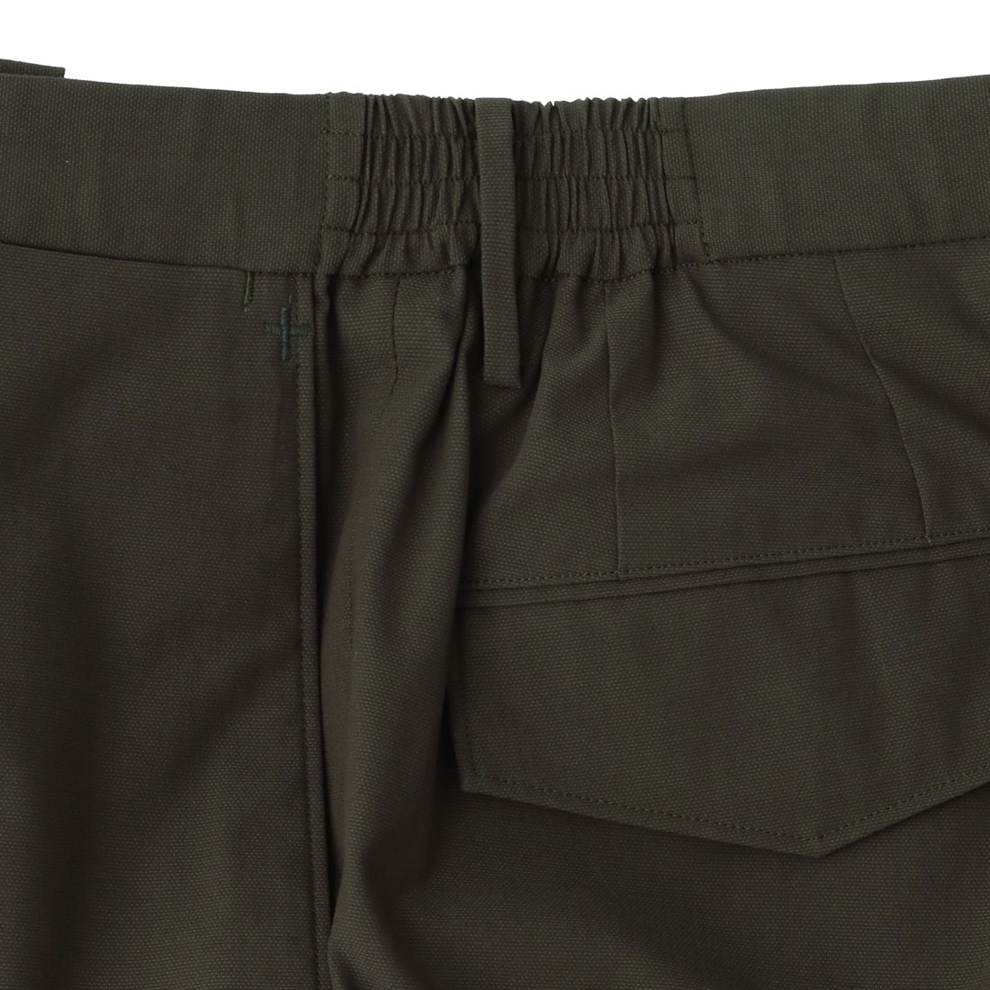 High Twist Cotton Panama Cargo Short Pants Color: Olive