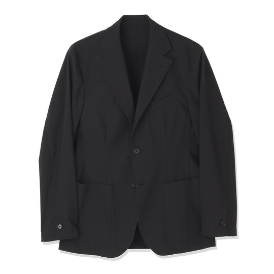 High Twist Cotton Panama Easy Jacket Color: Black