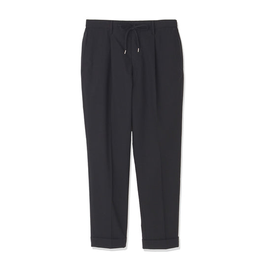 High Twist Cotton Panama Easy Trousers Color: Black
