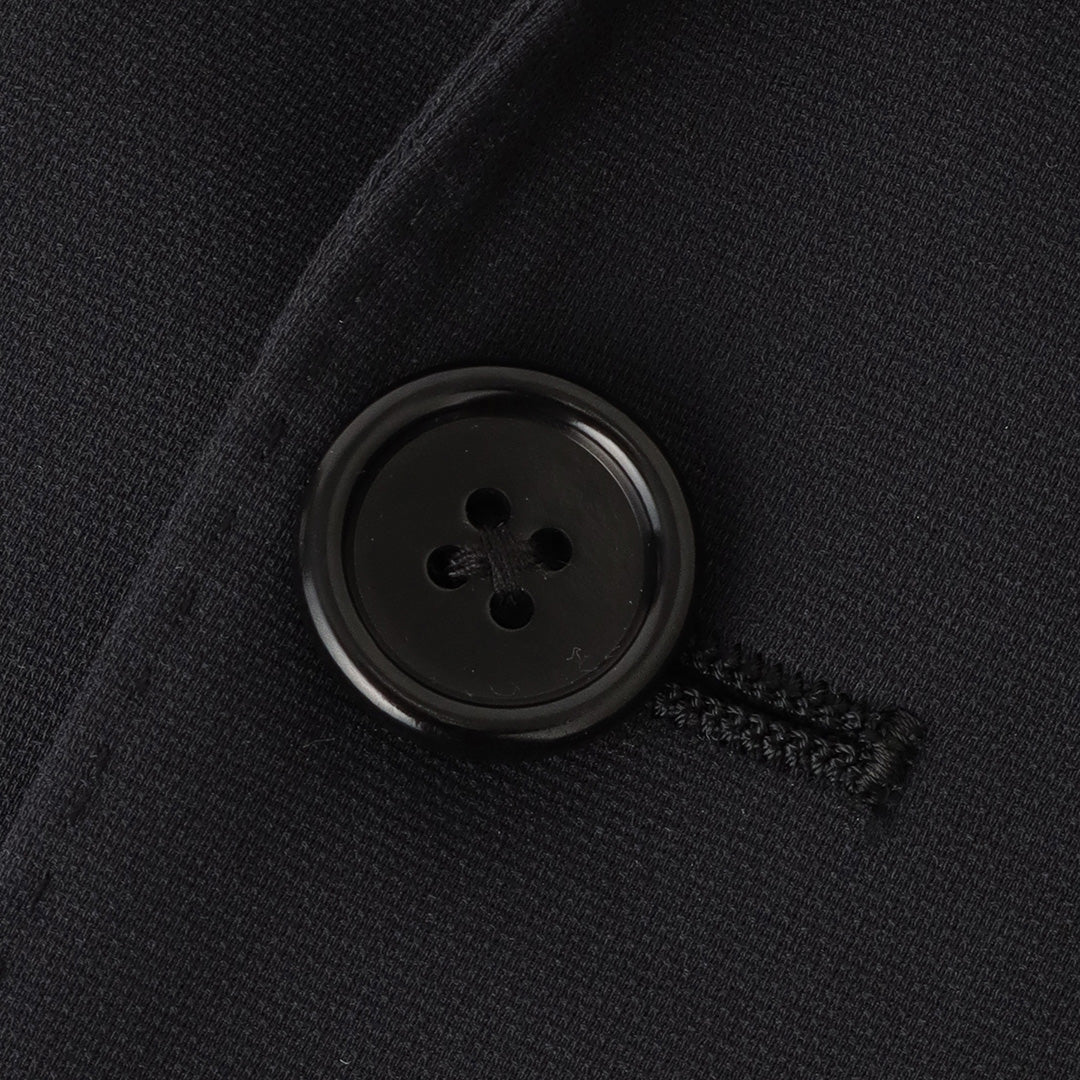 High Twist Cotton Panama Tailored Jacket Color: Black