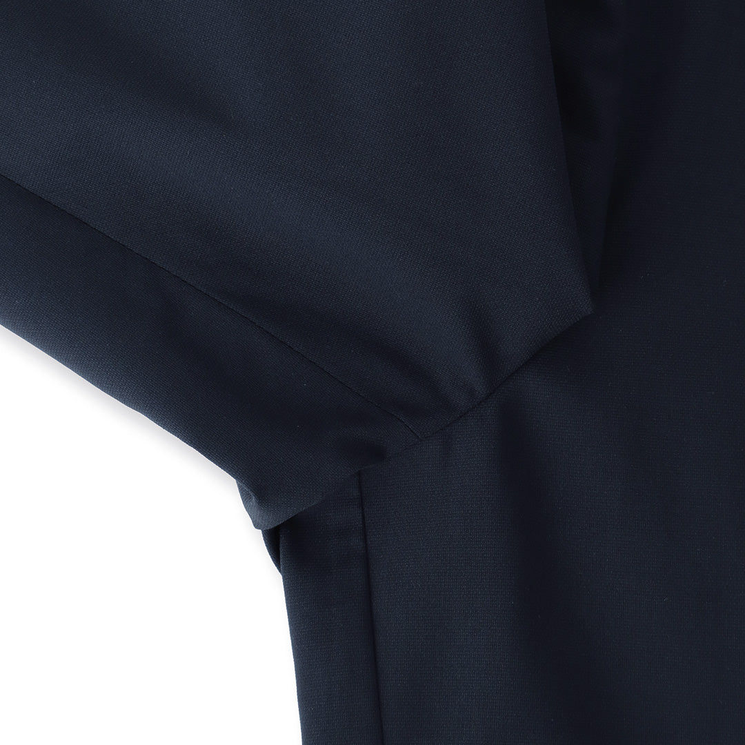 High Twist Cotton Panama Tailored Jacket Color: Navy