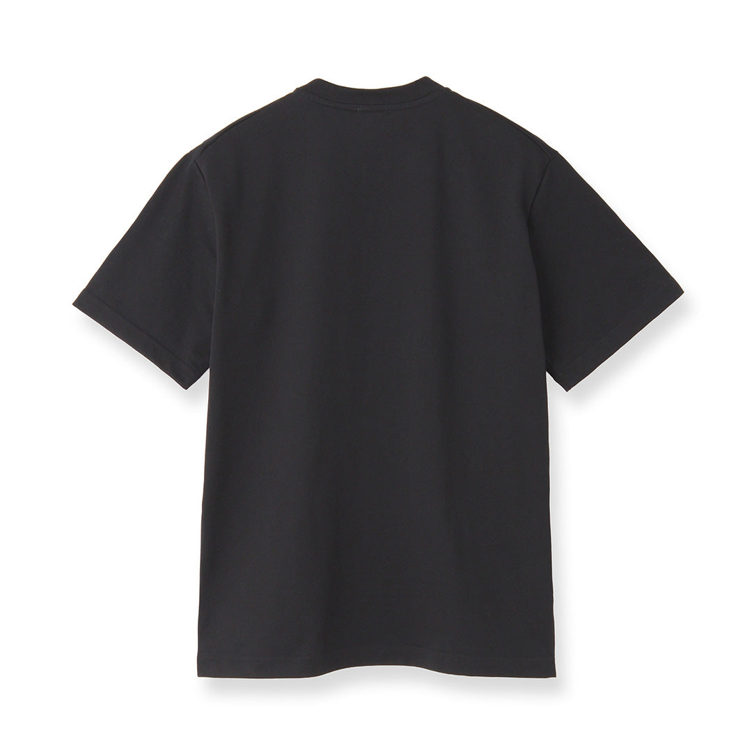 Hybrid Cotton Henley Neck Dress T-shirt Color: Black