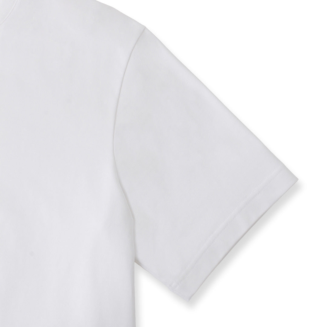 Hybrid Cotton Henley Neck Dress T-shirt Color: White