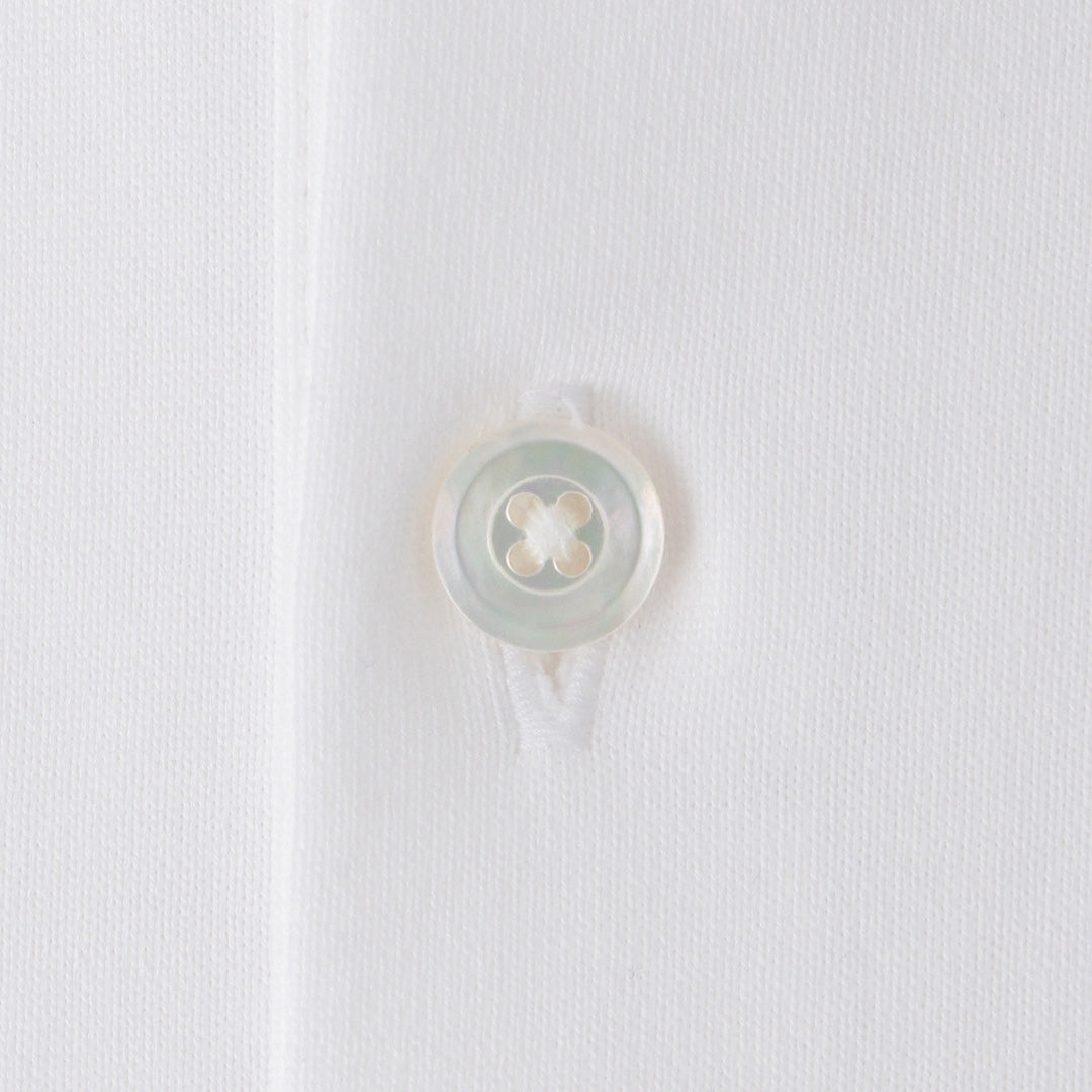 Hybrid Cotton Henley Neck Dress T-shirt Color: White