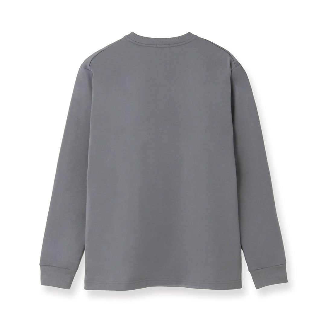 Hybrid Cotton Long Sleeve Dress T-shirt Color: Asphalt