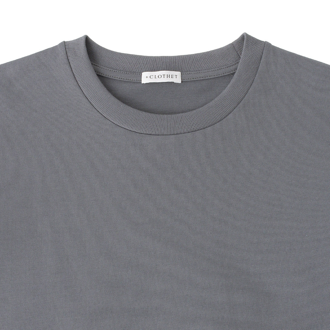 Hybrid Cotton Long Sleeve Dress T-shirt Color: Asphalt