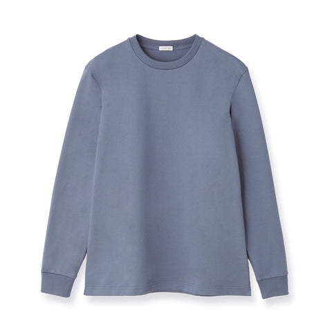 Hybrid Cotton Long Sleeve Dress T-shirt Color: Slate Blue
