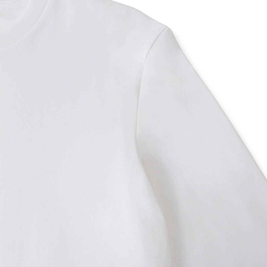 Hybrid Cotton Long Sleeve Dress T-shirt Color: White