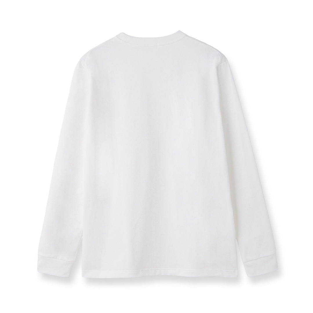 Hybrid Cotton Long Sleeve Dress T-shirt Color: White