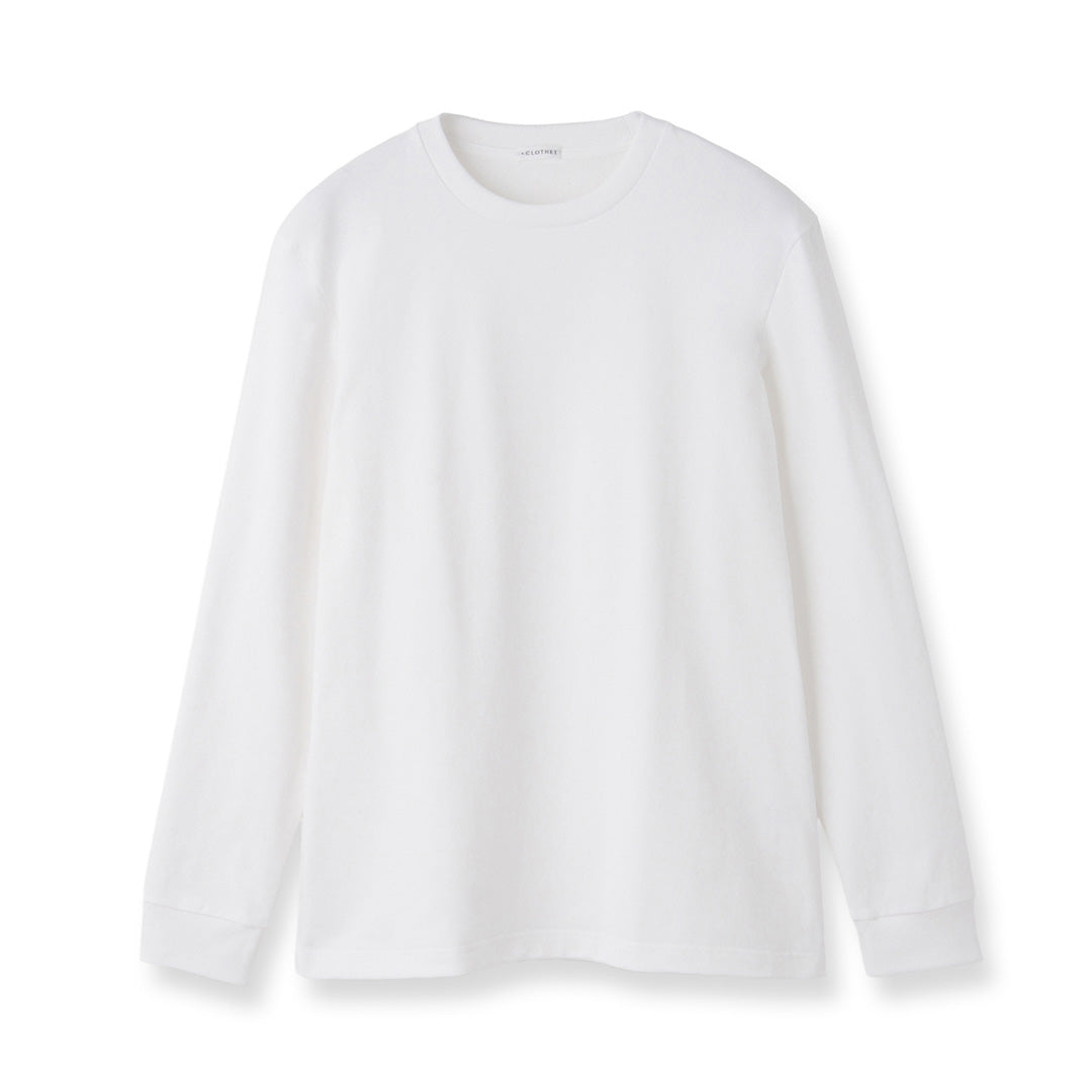 ハイブリッドコットンロングスリーブドレスTシャツ