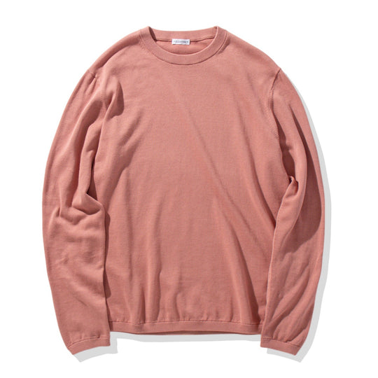 Crew Neck Knit Color: Flamingo