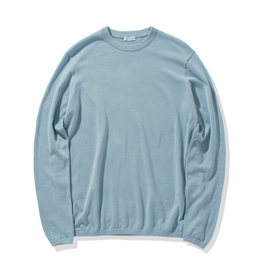 Crew Neck Knit Color: Ice