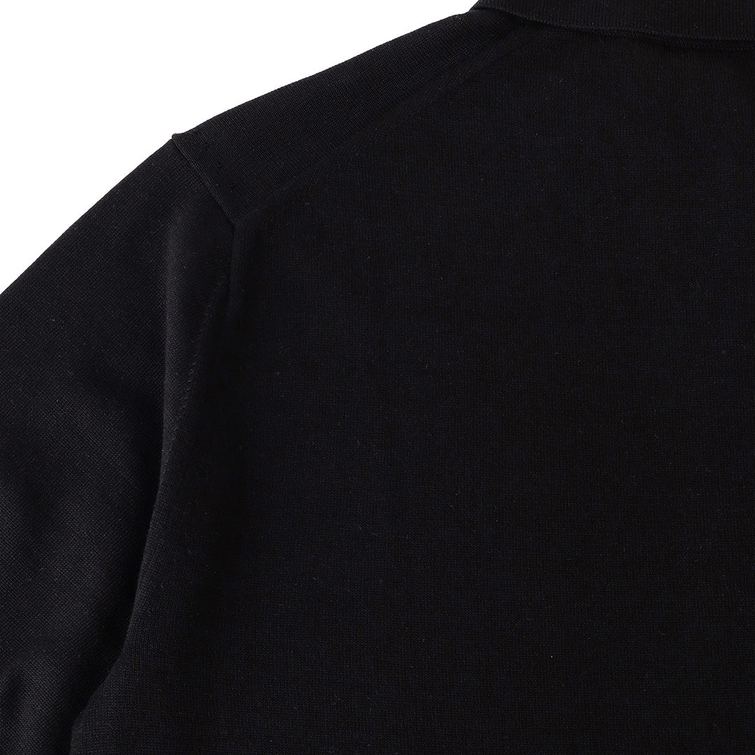 【Renewal】Knit Polo-shirt Color: Black