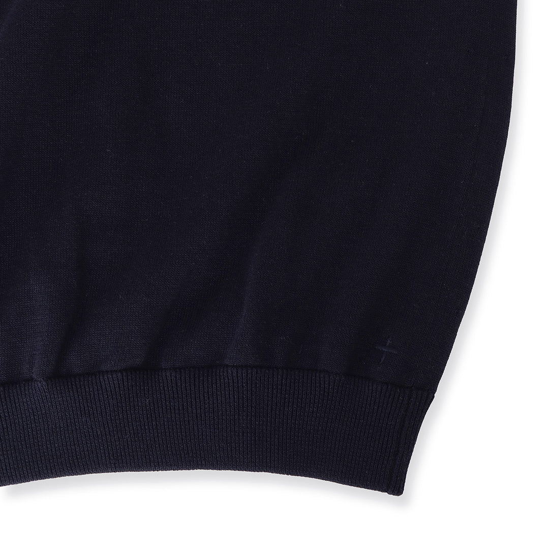 【Renewal】Knit Polo-shirt Color: Navy