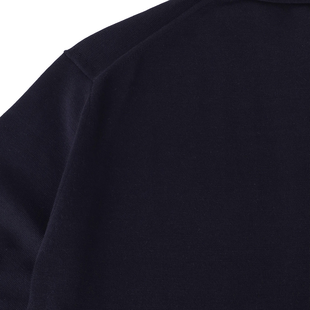 【Renewal】Knit Polo-shirt Color: Navy