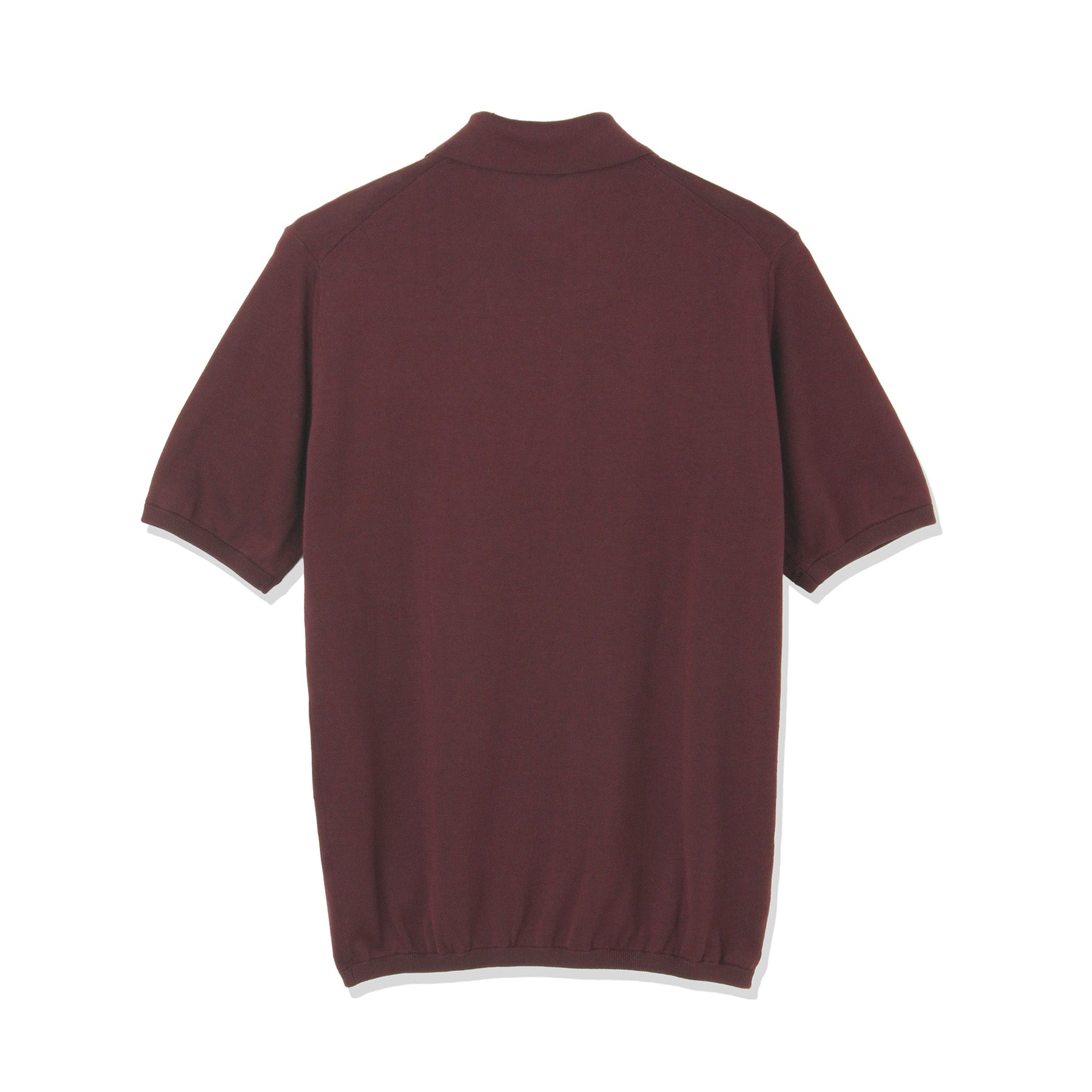 スビンプラチナム ニットポロシャツ ボルドー | ＋CLOTHET ONLINE