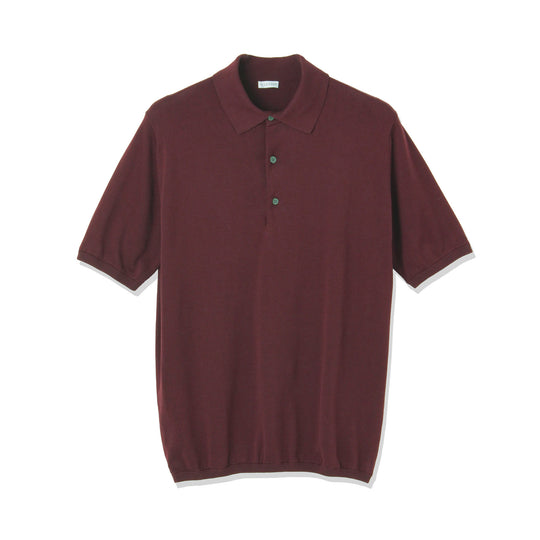 Knit Polo-shirt Color: Bordeaux