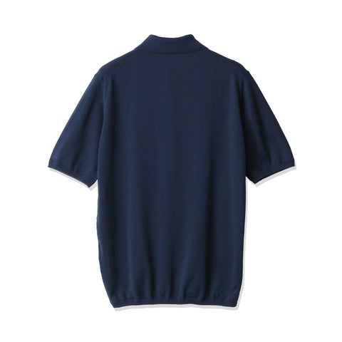 Knit Polo-shirt Color: Deep Blue