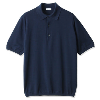 Knit Polo-shirt Color: Deep Blue