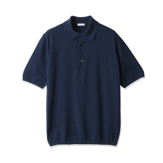Knit Polo-shirt Color: Deep Blue