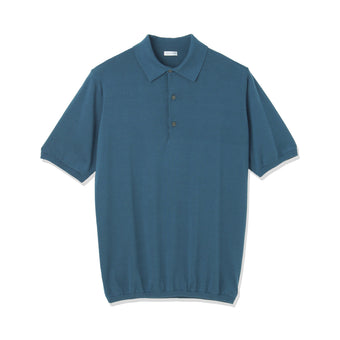 Knit Polo-shirt Color: Deep Sea