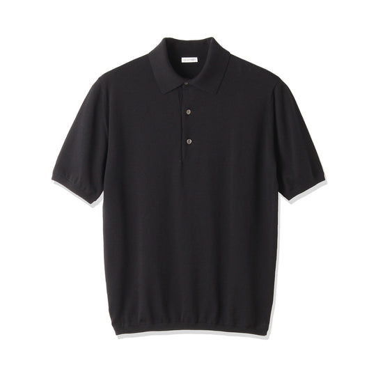 Knit Polo-shirt Color: Black