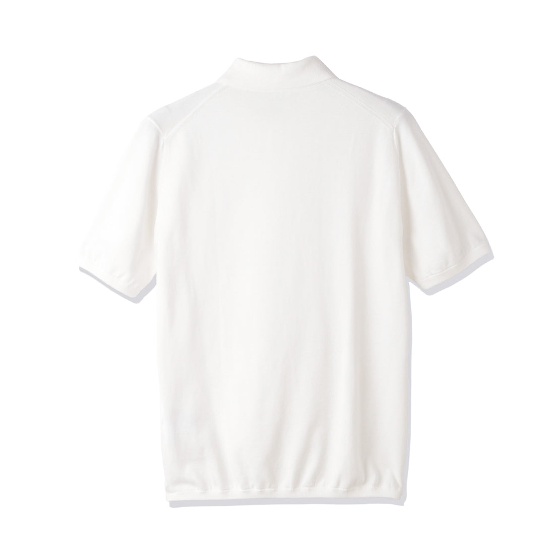 スビンプラチナム ニットポロシャツ ホワイト | ＋CLOTHET ONLINE