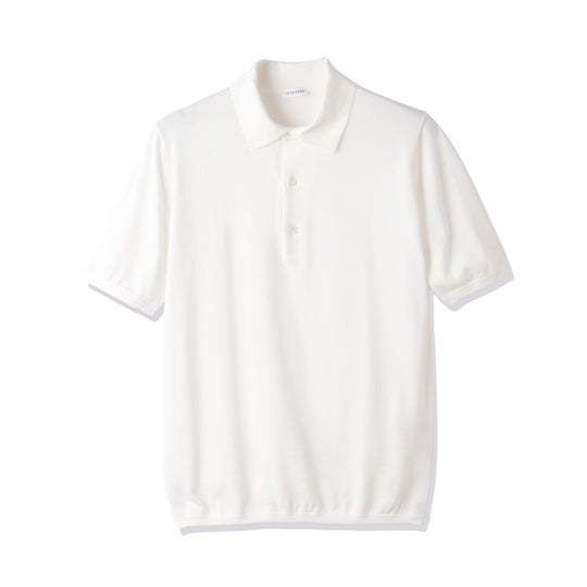 Knit Polo-shirt Color: White