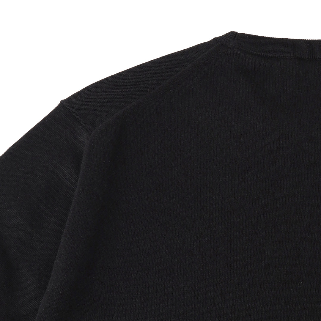 【Renewal】Knit T-shirt Color: Black