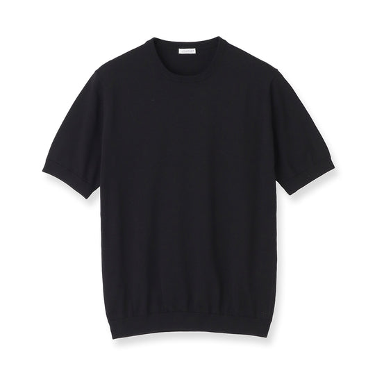 【Renewal】Knit T-shirt Color: Black