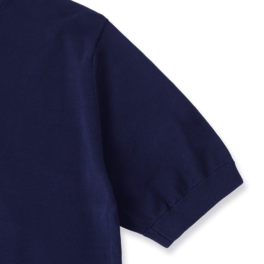 【Renewal】Knit T-shirt Color: Deep Blue