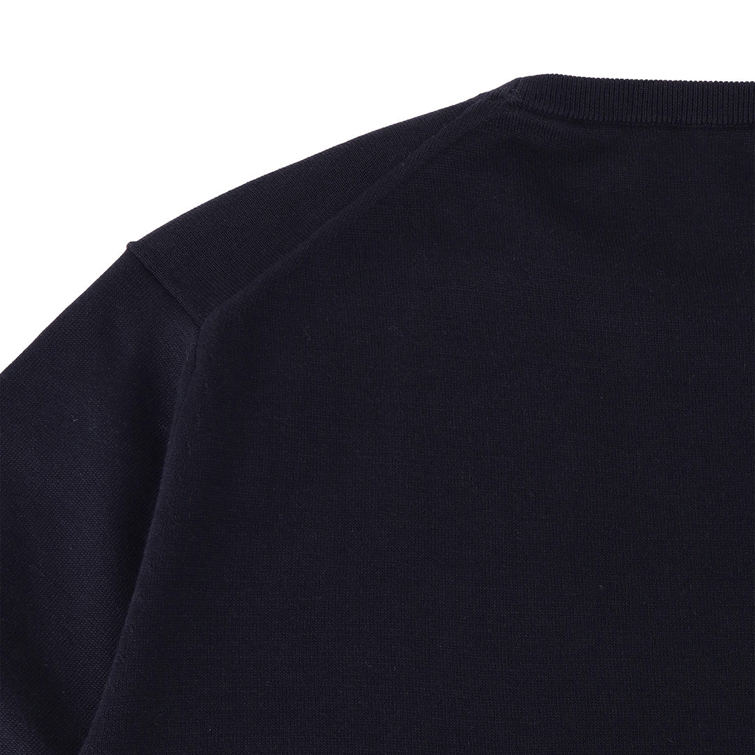 【Renewal】Knit T-shirt Color: Navy