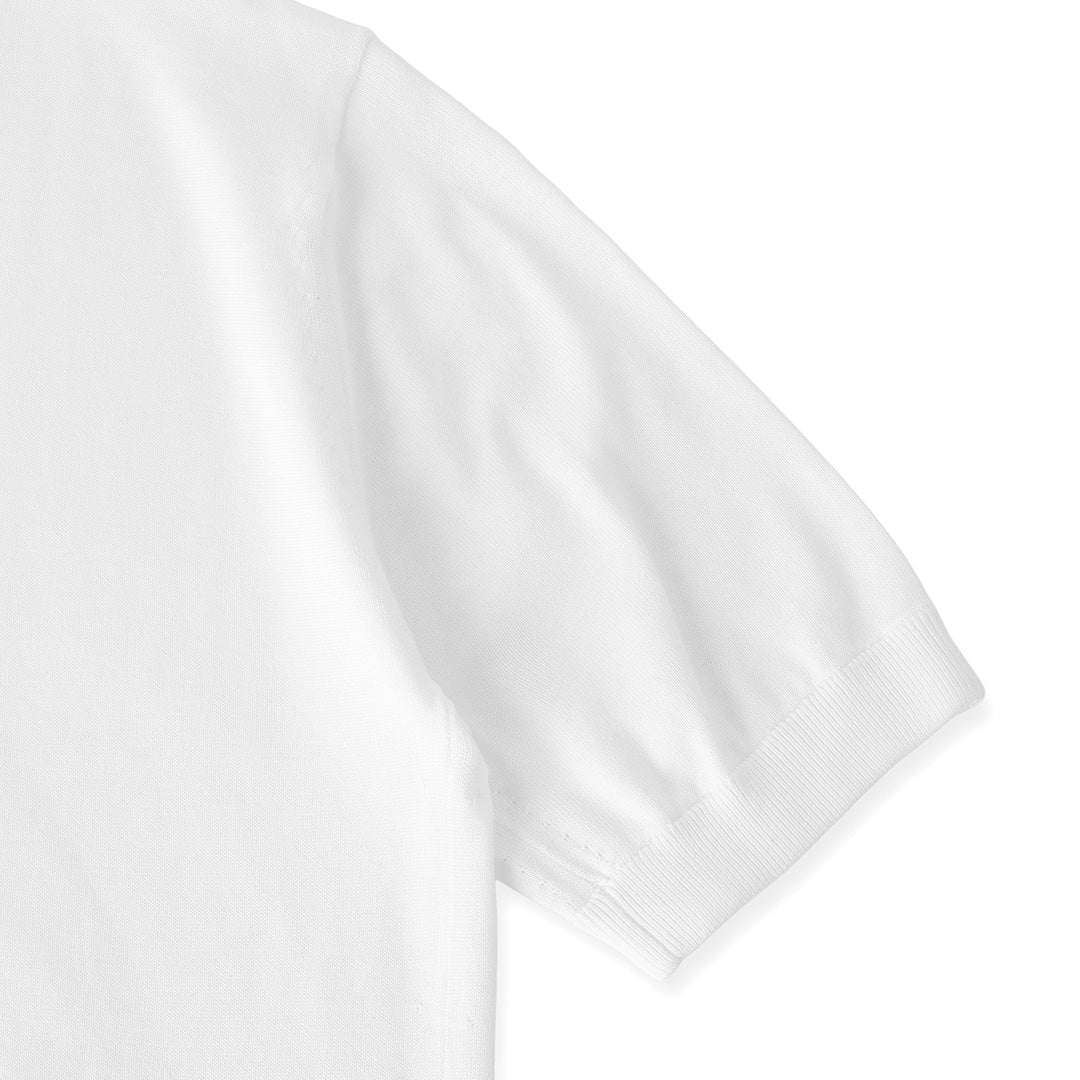 【Renewal】Knit T-shirt Color: White