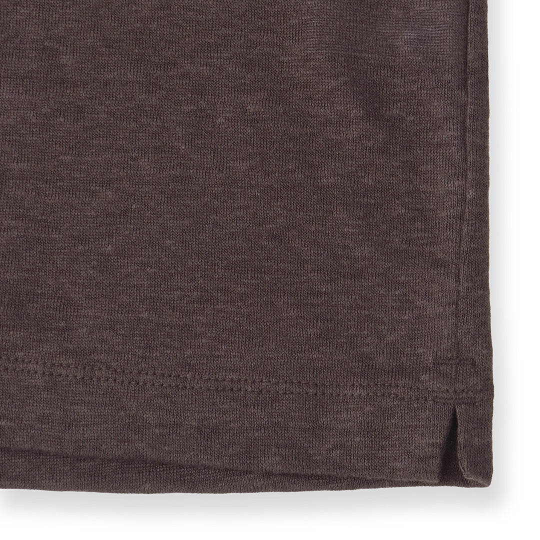 Linen Jersey Big T-shirt Color: Oak